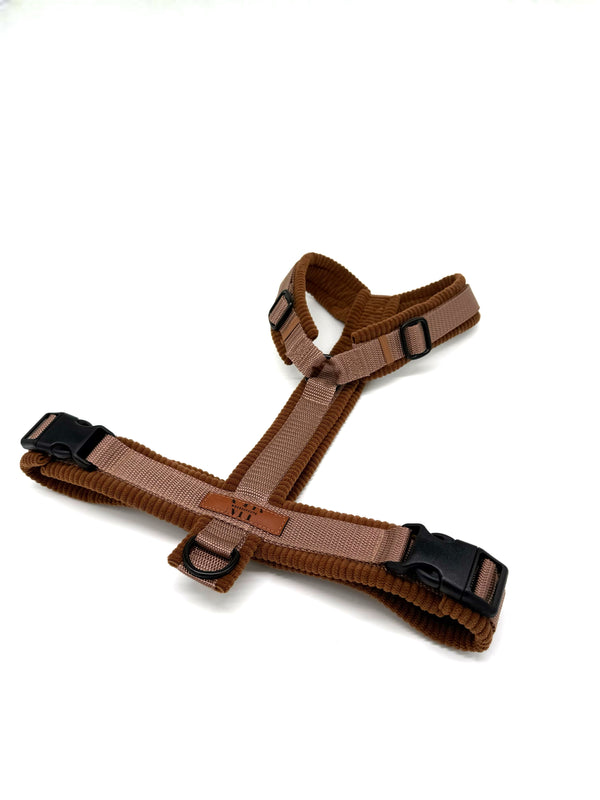 Geschirr Cord „RehbraunXHellbraun“