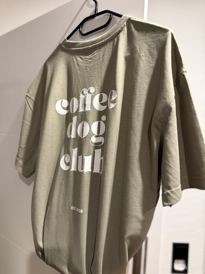 coffee dog club -T-Shirt Salbei