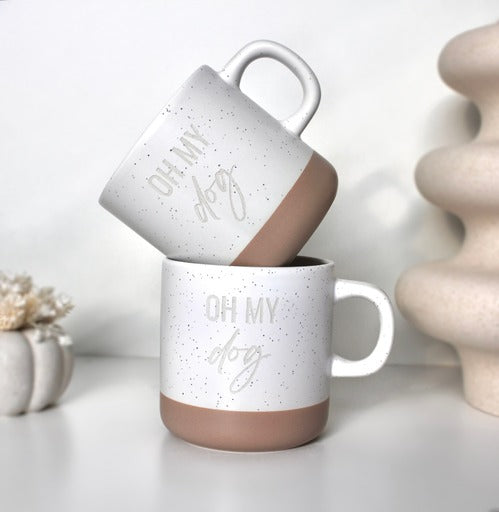 Tasse "Oh my dog" -weiß