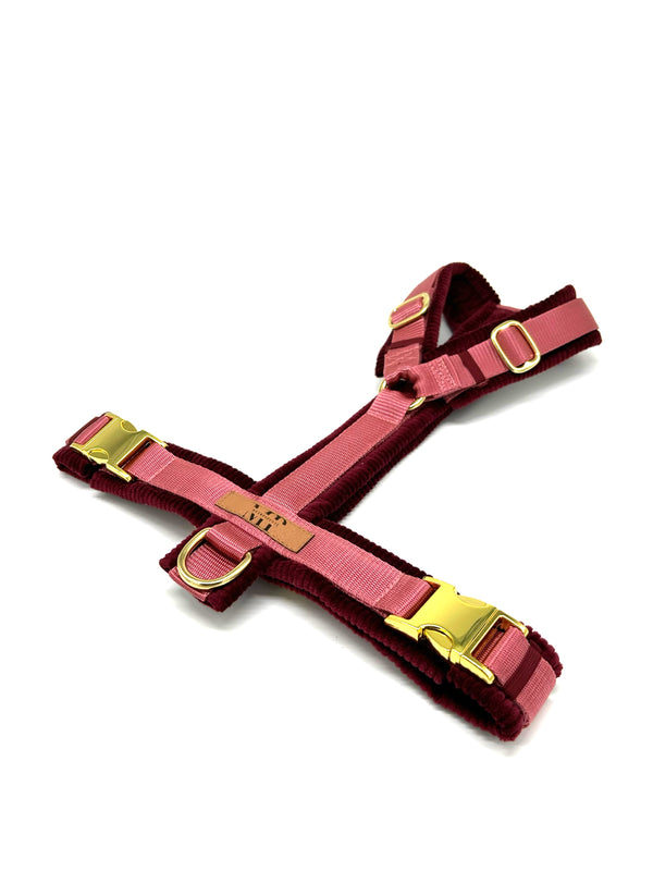 Geschirr Cord „BeereXAltrosa“
