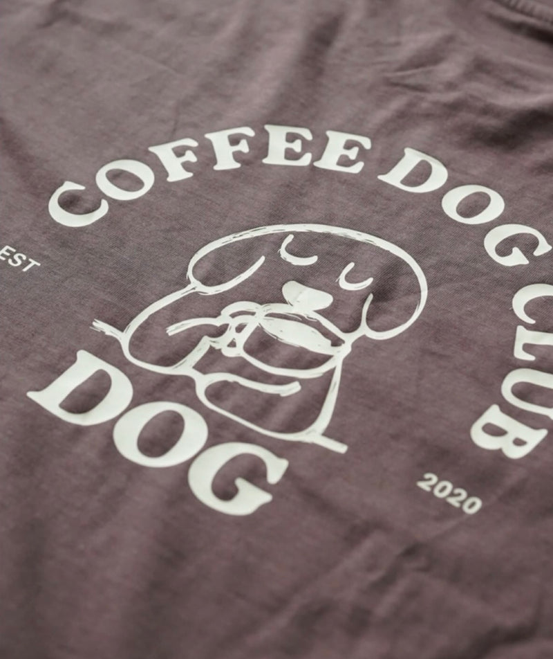 coffee dog -T-Shirt Chocolate