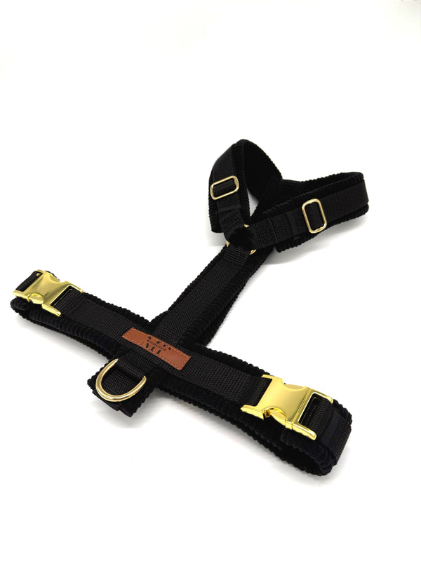 Geschirr Cord „SchwarzXSchwarz“
