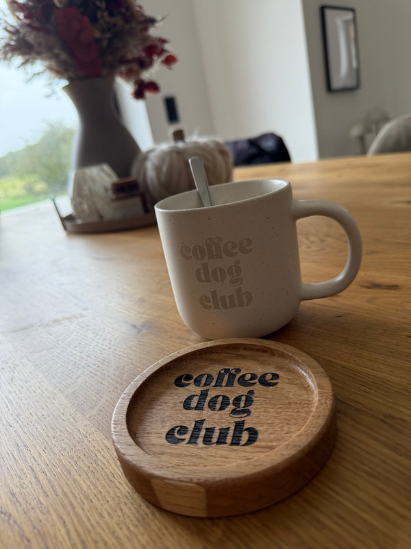 „coffee dog club" Untersetzer